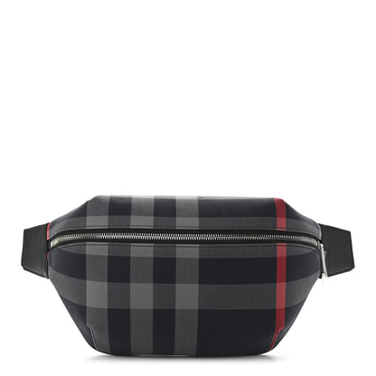 Burberry House Check Sonny Bum Bag Navy Grey 1 of 11