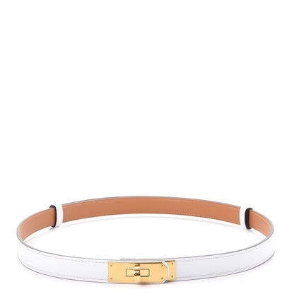 Hermes Epsom Kelly Belt White 1 of 6