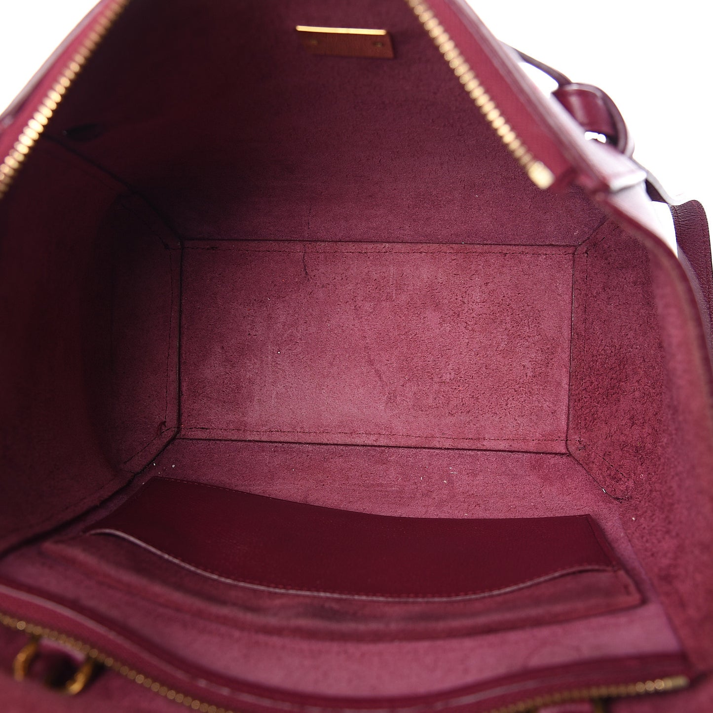Grained Calfskin Micro Belt Bag Plum