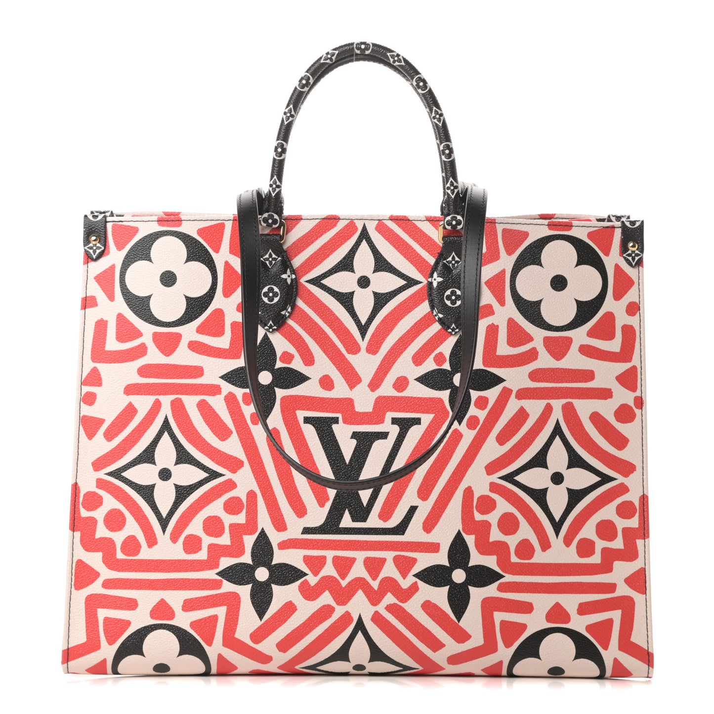 Monogram Giant Crafty Onthego GM Creme Rouge Black