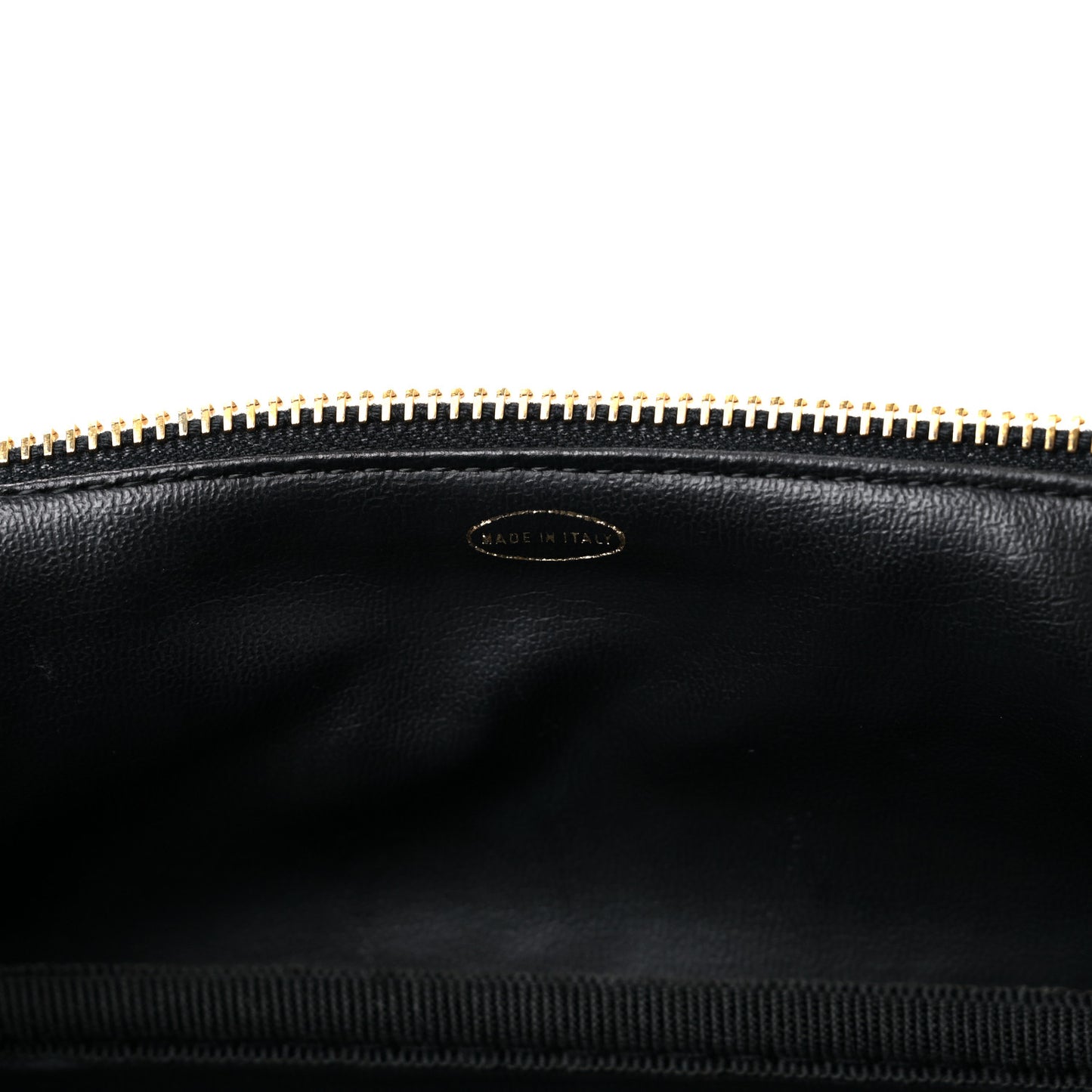 Lambskin Vanity Cosmetic Case Black