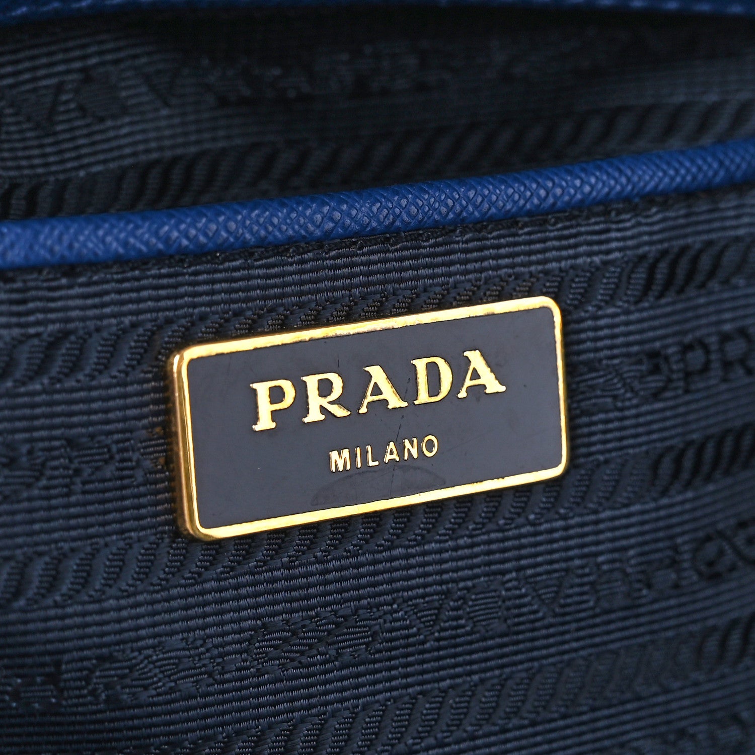 Prada Saffiano Large Galleria Double Zip Tote Bluette 9 of 16