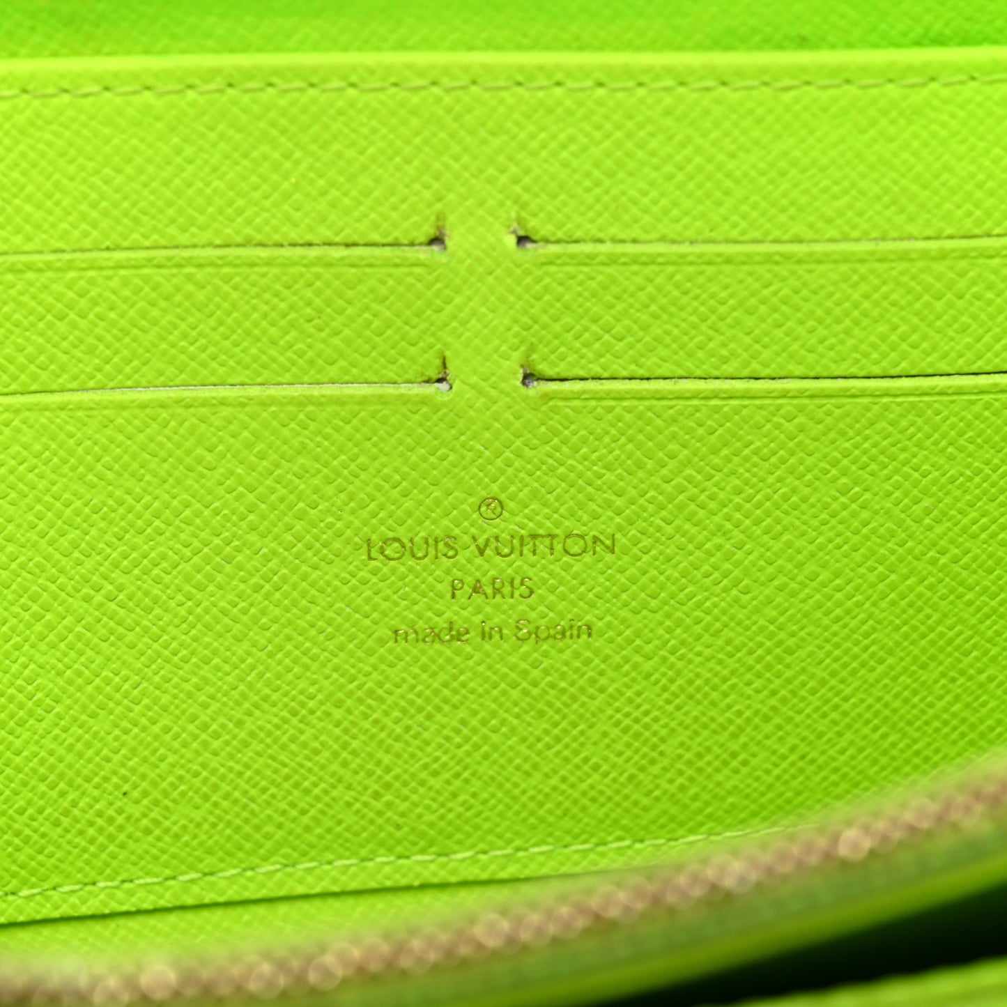 Monogram Graffiti Zippy Wallet Green