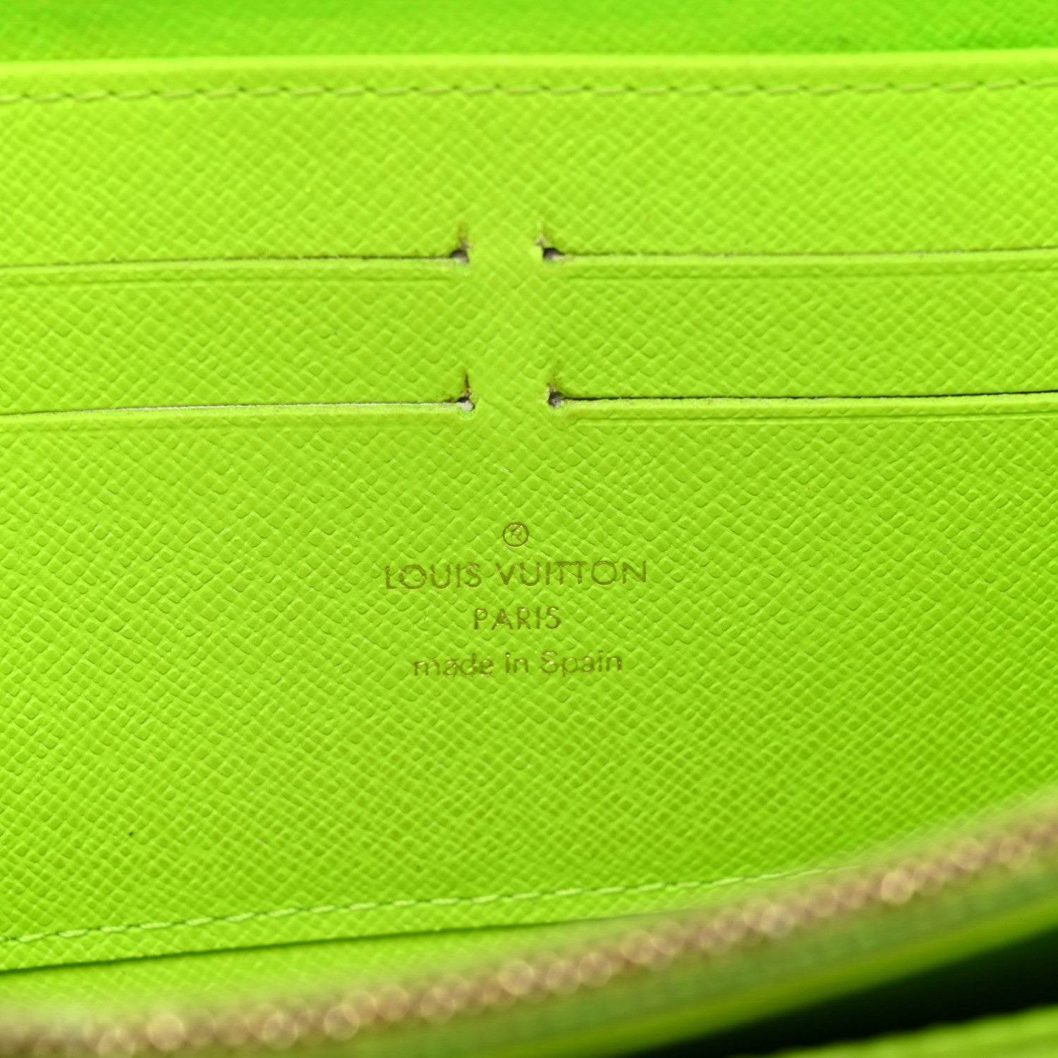 Louis Vuitton Monogram Graffiti Zippy Wallet Green 10 of 21
