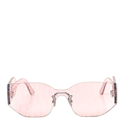 Christian Dior Acetate Oblique DiorClub Shield Sunglasses M6U Pink 4 of 7