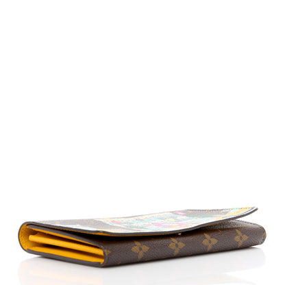 Louis Vuitton Monogram 2022 Christmas Animation New York Soho Wallet Yellow 4 of 13