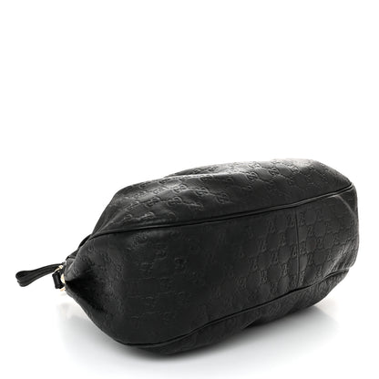 Gucci Guccissima Medium Sukey Hobo Black 4 of 10