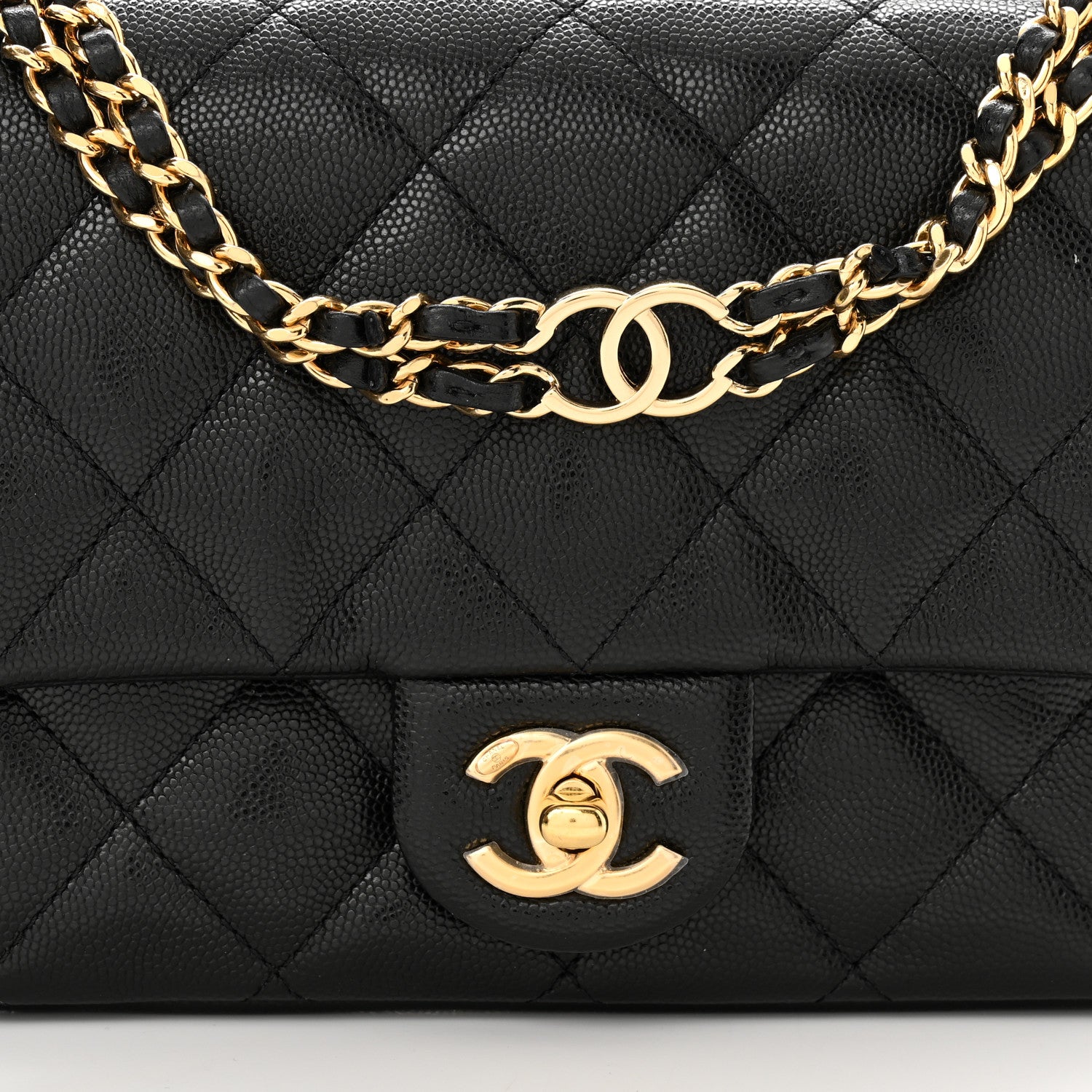 Chanel Caviar Quilted Mini CC You Flap Black 10 of 11