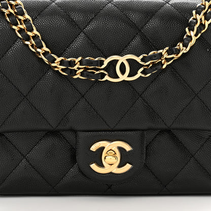 Chanel Caviar Quilted Mini CC You Flap Black 10 of 11
