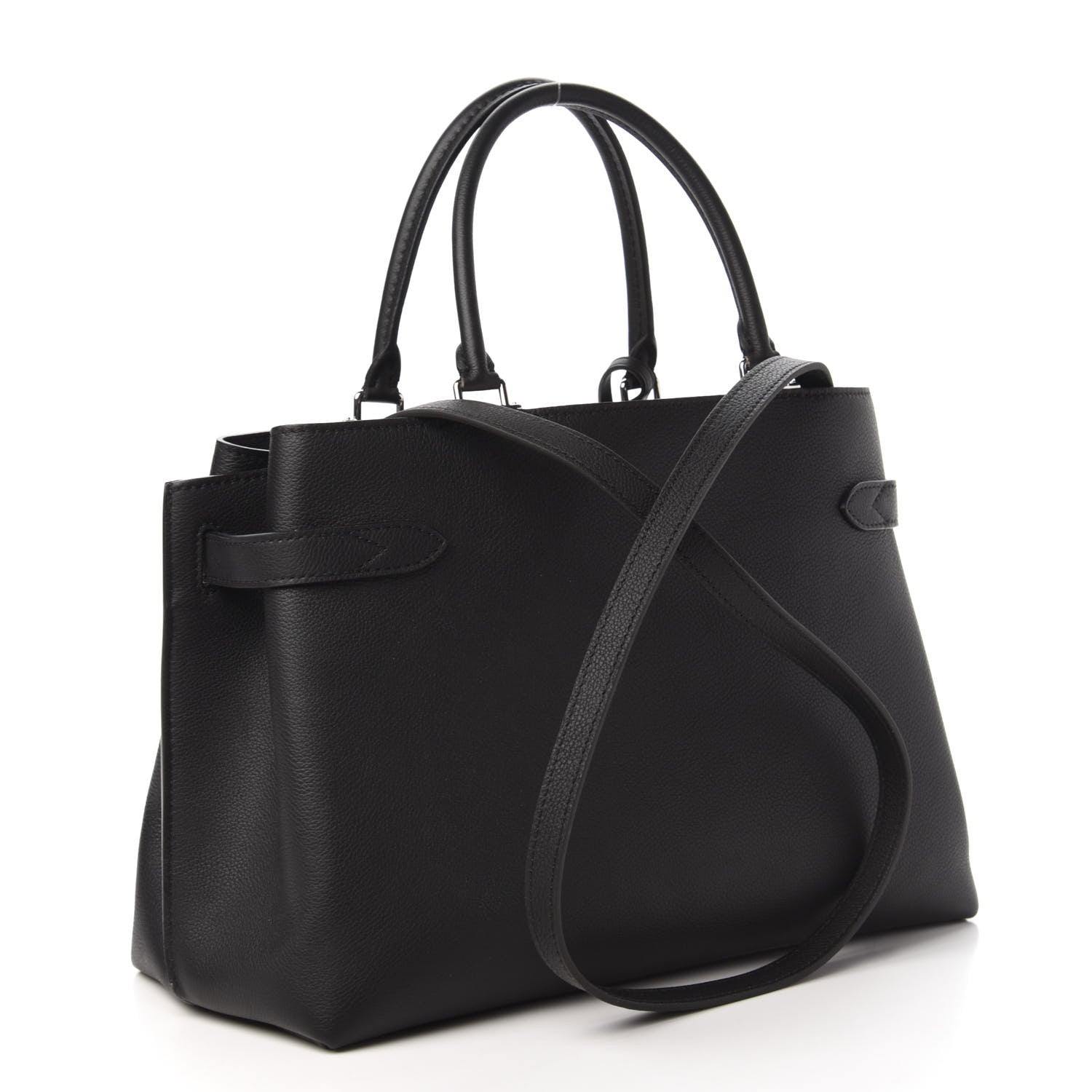 Louis Vuitton Calfskin Lockme Day Black 3 of 10