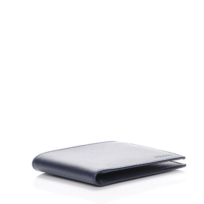 Prada Saffiano Bi-Fold Wallet Baltico 4 of 9
