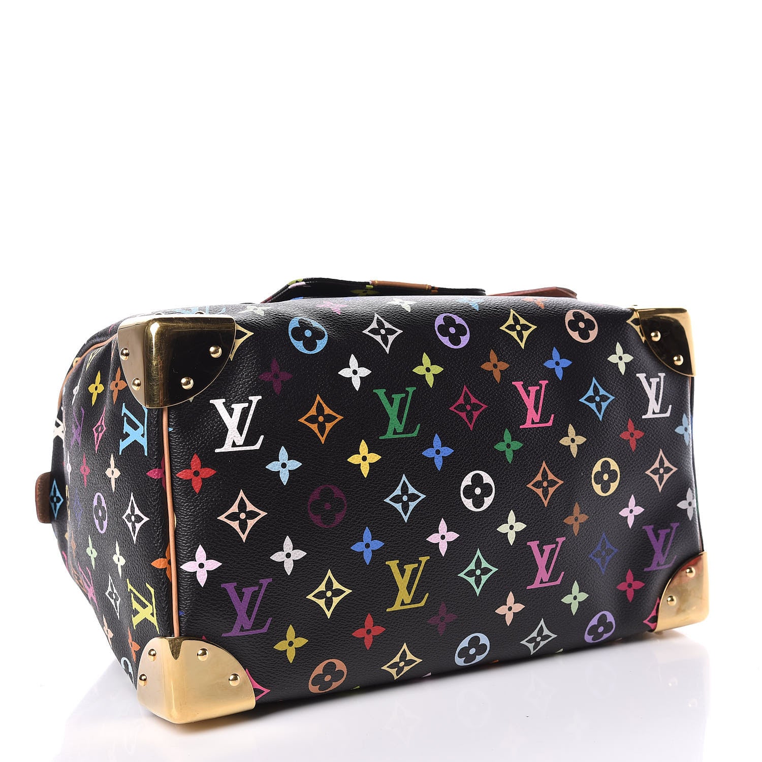 Louis Vuitton Monogram Multicolor Speedy 30 Black 4 of 9