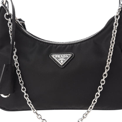 Prada Nylon Re-Edition 2005 Shoulder Bag Black 9 of 9