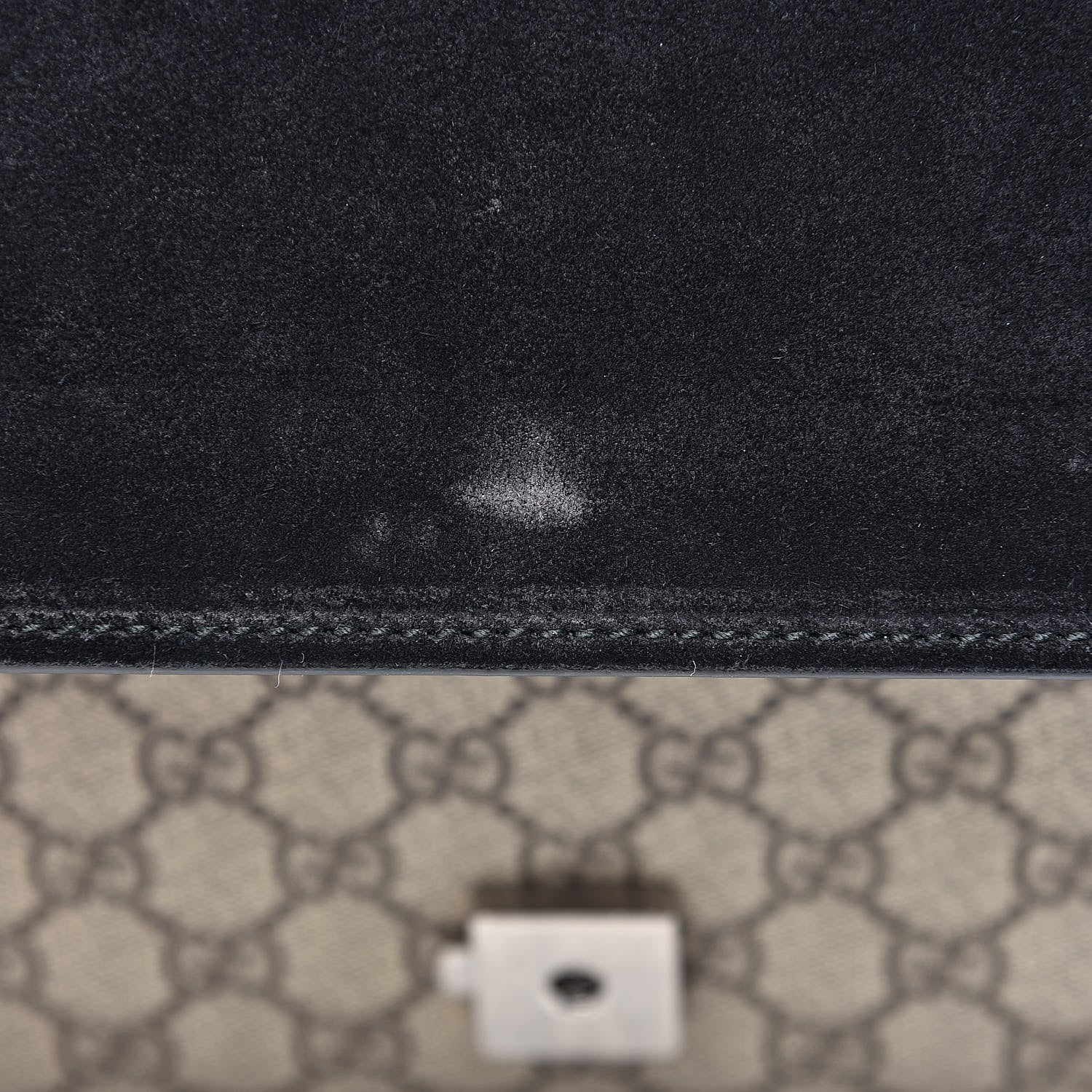 Gucci GG Supreme Monogram Medium Dionysus Shoulder Bag Black 12 of 13