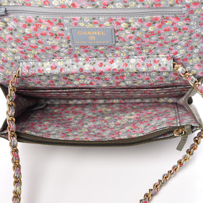 Chanel Canvas Quilted Coco Cuba Charms Wallet On Chain WOC Khaki 5 of 10