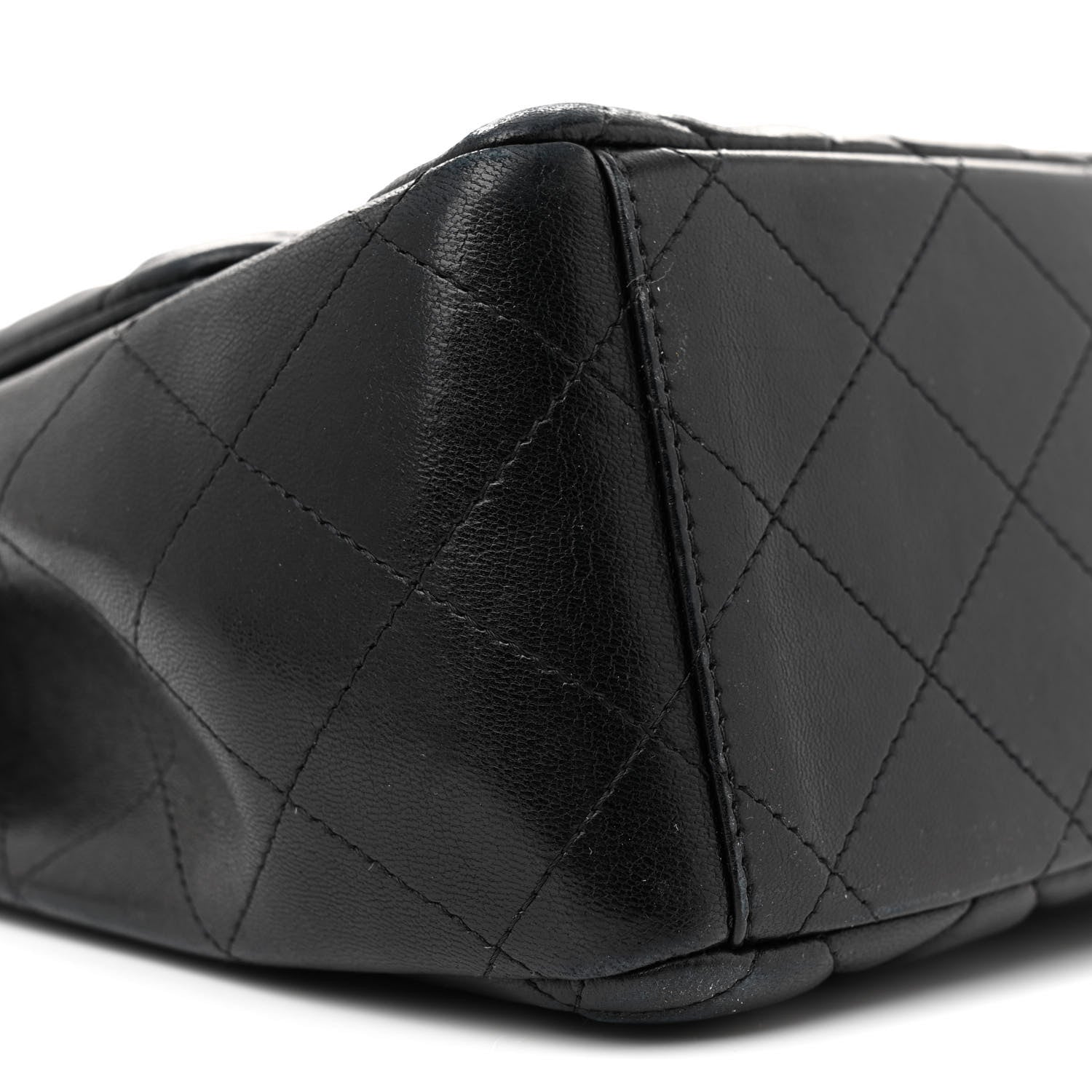 Chanel Lambskin Quilted Maxi Single Flap Black 9 of 12