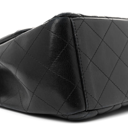 Chanel Lambskin Quilted Maxi Single Flap Black 9 of 12