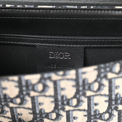 Christian Dior Oblique Smooth Calfskin Messenger Beige Black 6 of 9