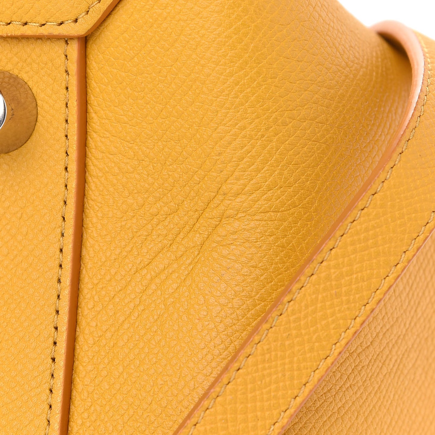 Grained Calfskin Mini Belt Bag Sun Yellow