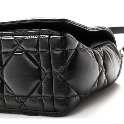 Christian Dior Calfskin Macrocannage Large Caro Bag Black 10 of 10
