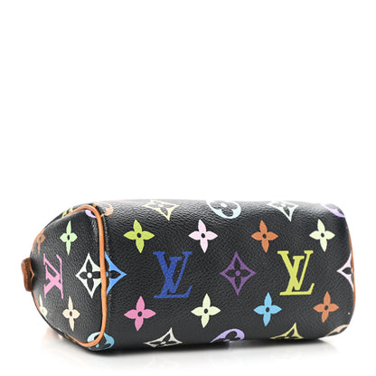 Louis Vuitton Monogram Multicolor Mini Sac HL Speedy Black 3 of 12