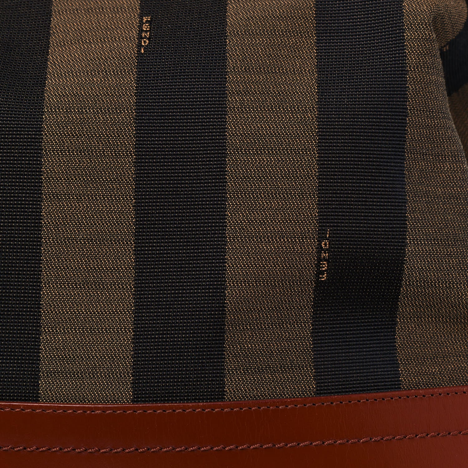Fendi Pequin Cuoio Vegetale 2Bag Tobacco Cuoio Miele Vacchetta 7 of 19