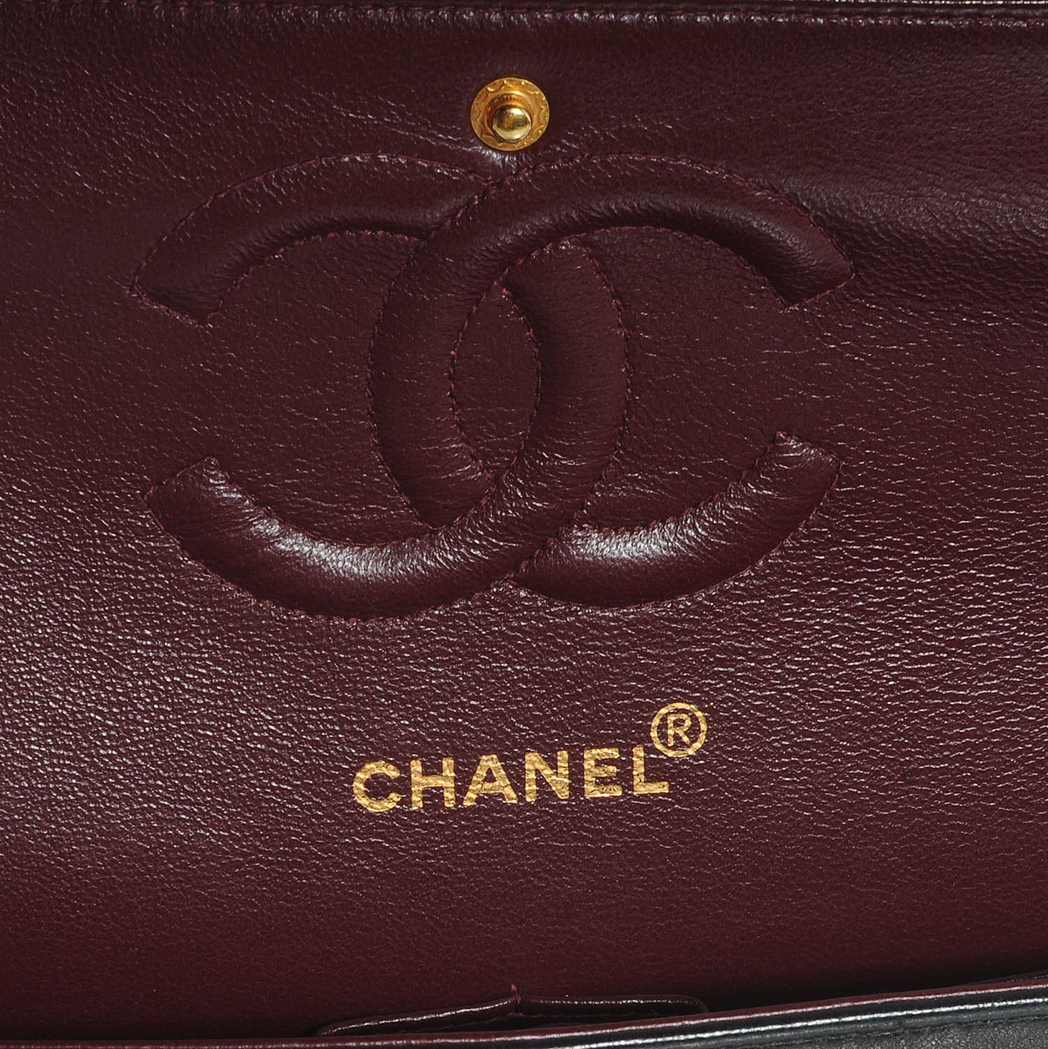 Chanel Lambskin Medium Double Flap Black 6 of 7