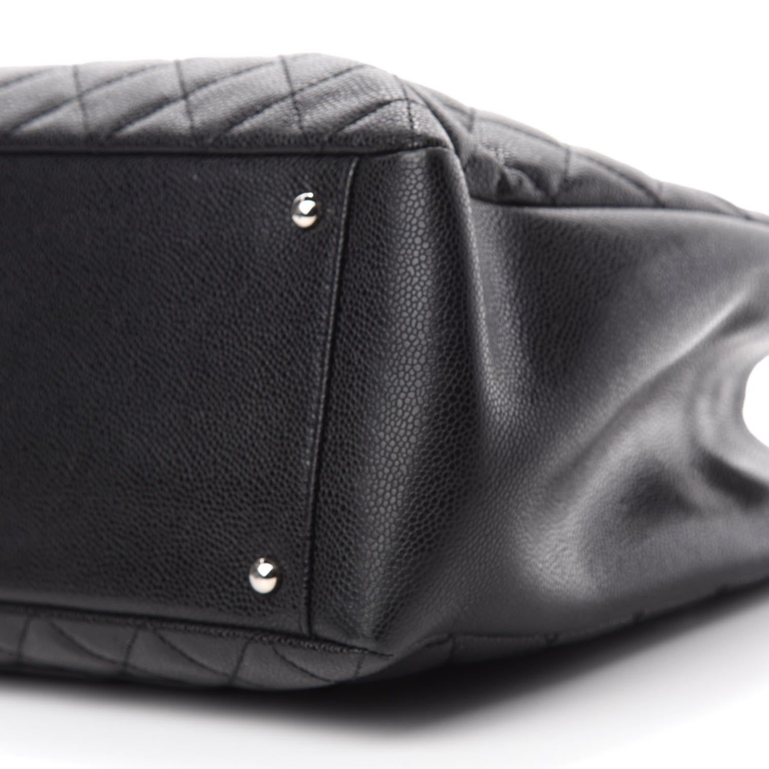 Chanel Caviar Quilted XL Grand Shopping Tote GST Black 7 of 12