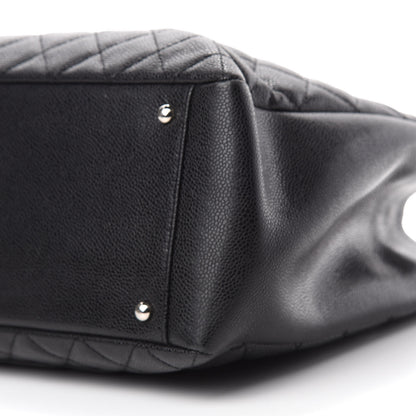 Chanel Caviar Quilted XL Grand Shopping Tote GST Black 7 of 12