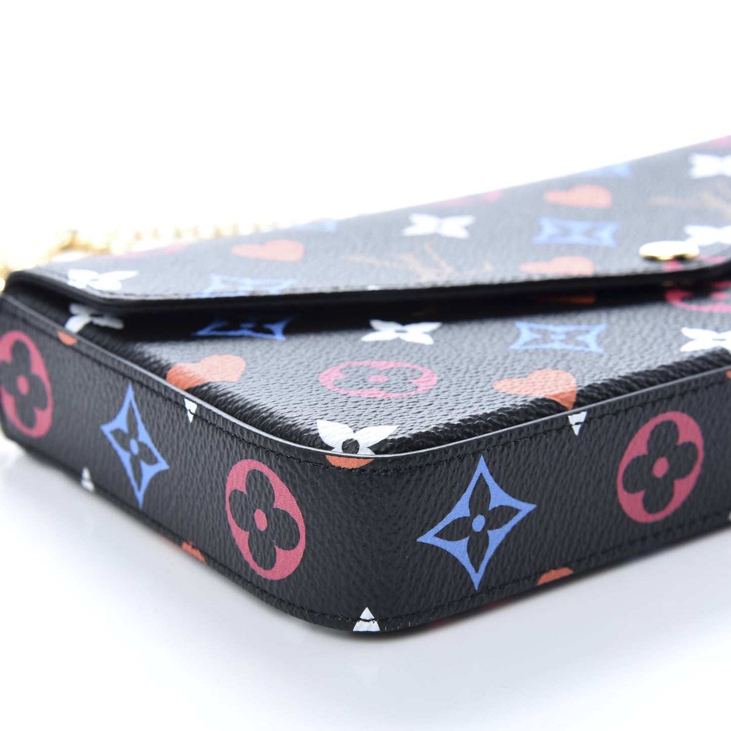 Game On Felicie Chain Wallet Black