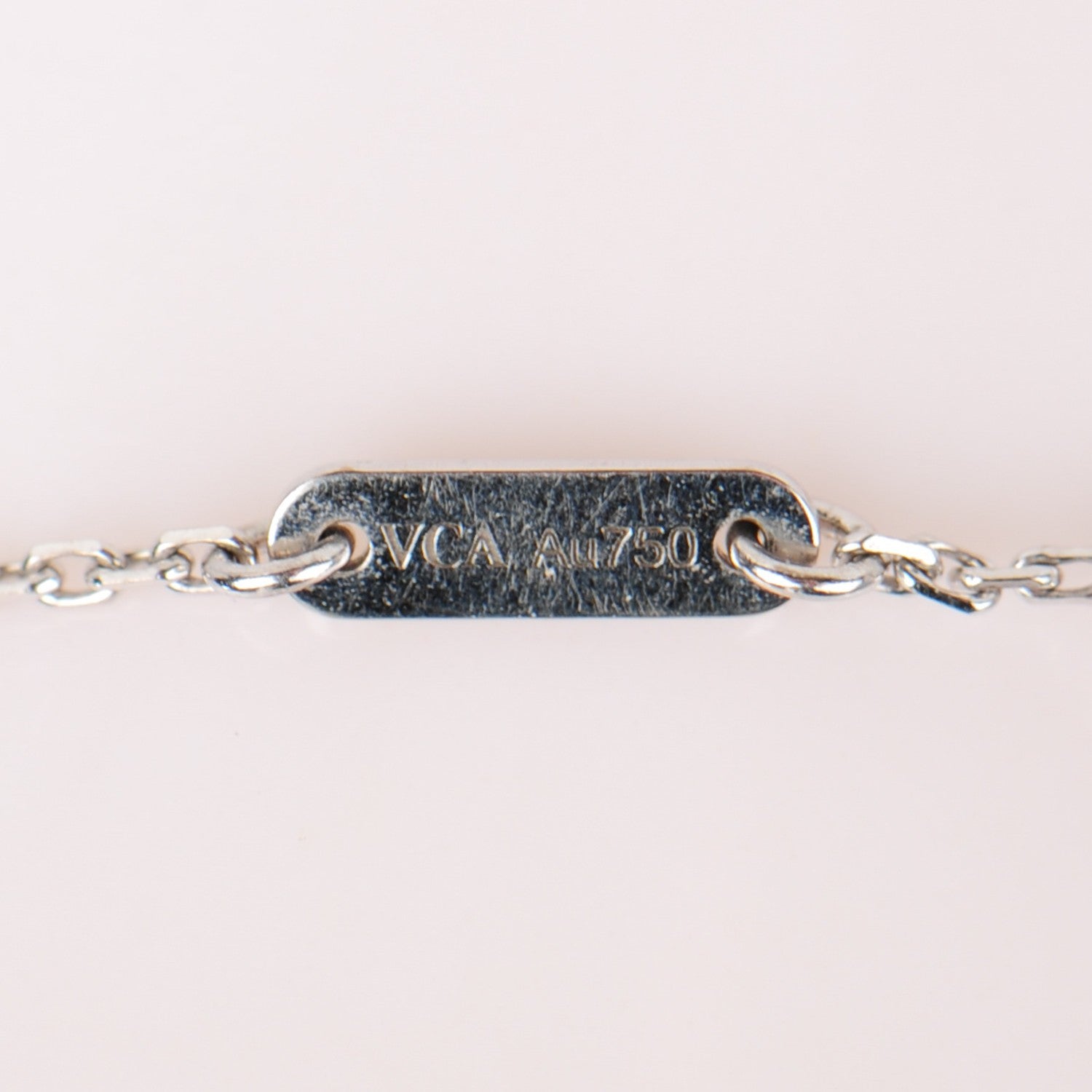 Van Cleef & Arpels 18K White Gold Turquoise Sweet Alhambra Butterfly Bracelet 5 of 6