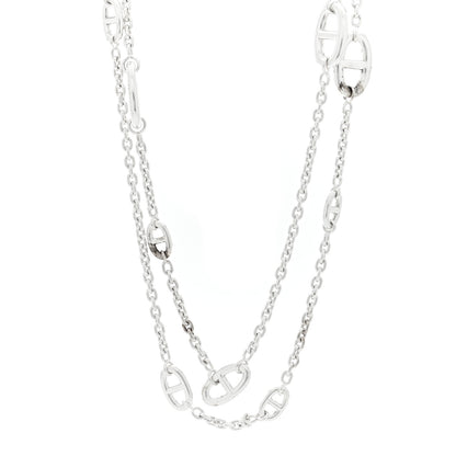 Hermes Sterling Silver Farandole Necklace 120 1 of 4