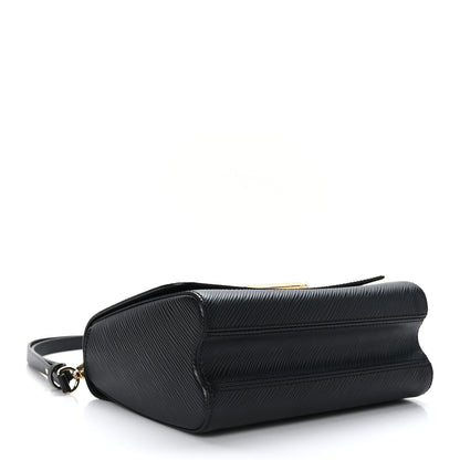 Louis Vuitton Epi Twist Braided Strap Shoulder Bag MM Black 5 of 9
