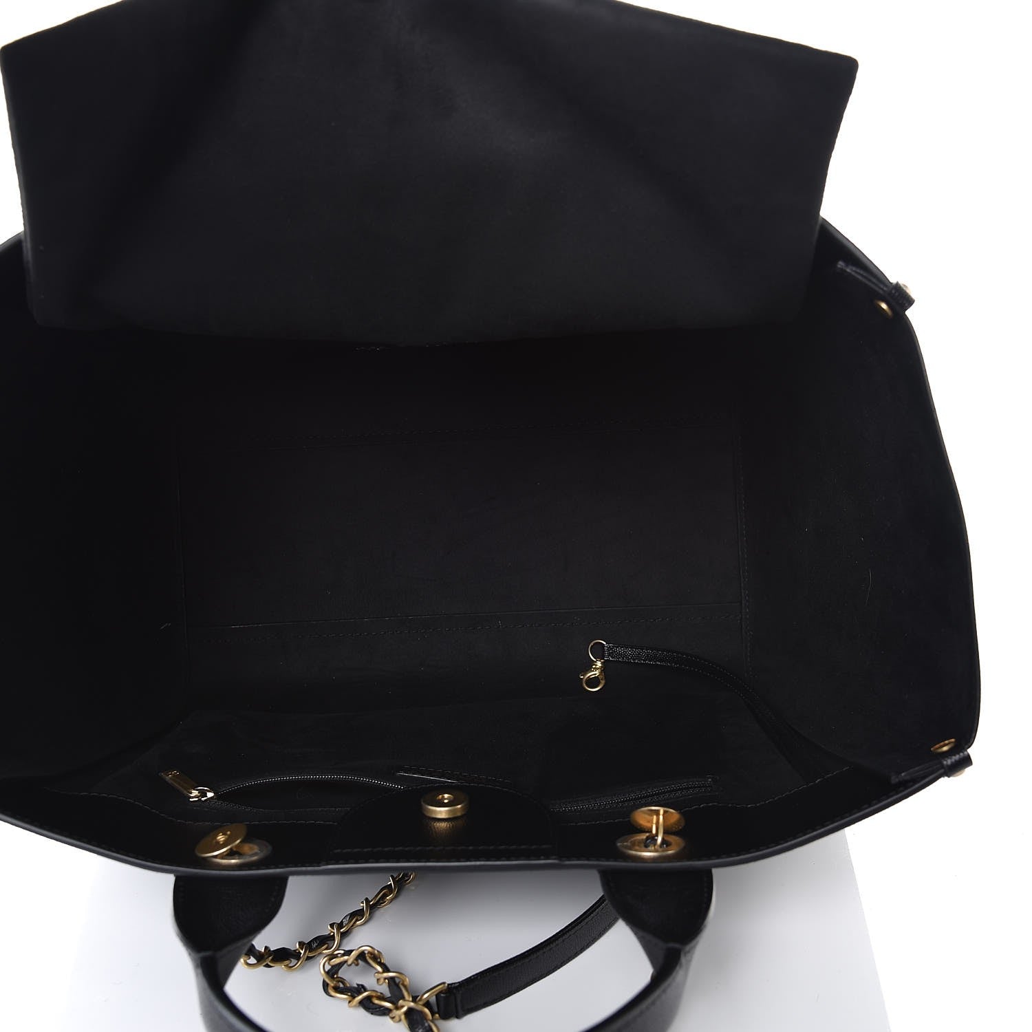 Chanel Caviar Medium Studded Deauville Tote Black 6 of 8
