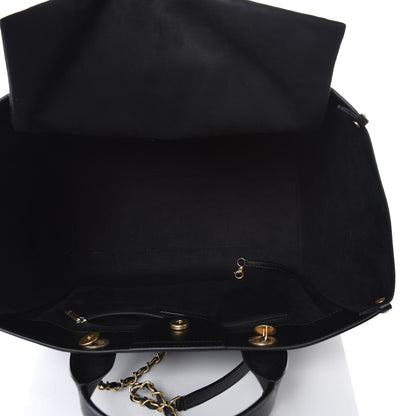 Chanel Caviar Medium Studded Deauville Tote Black 6 of 8
