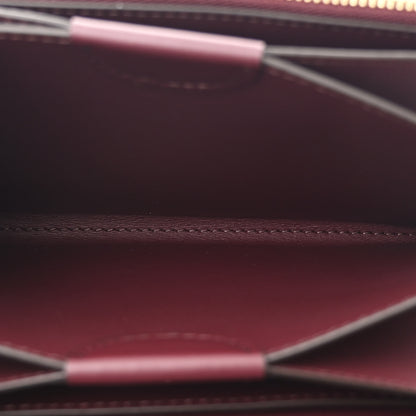 Burberry Calfskin Logo Hazelmere Wallet With Detachable Strap Deep Maroon 5 of 11