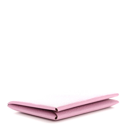 Hermes Chevre Mysore Calvi Card Case Mauve Sylvestre 4 of 9