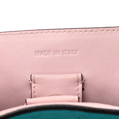Christian Dior Ostrich Medium Diorissimo Tote Turquoise 8 of 13