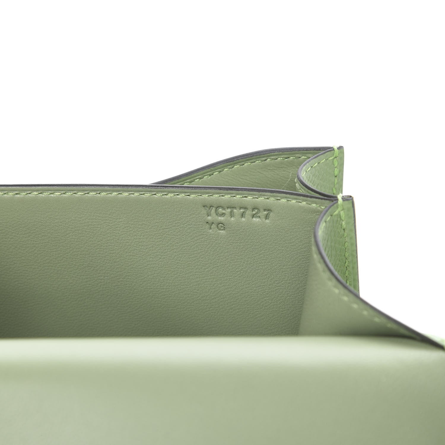 Hermes Epsom Constance 18 Vert Criquet 7 of 21