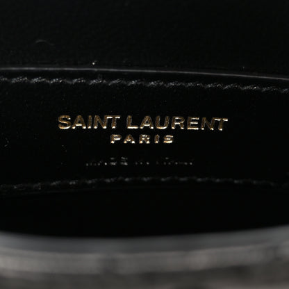 Saint Laurent Lambskin Matelasse Monogram June Chain Belt Bag 5 of 9