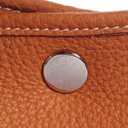 Hermes Veau Negonda Garden Party Tote TPM Gold 9 of 11