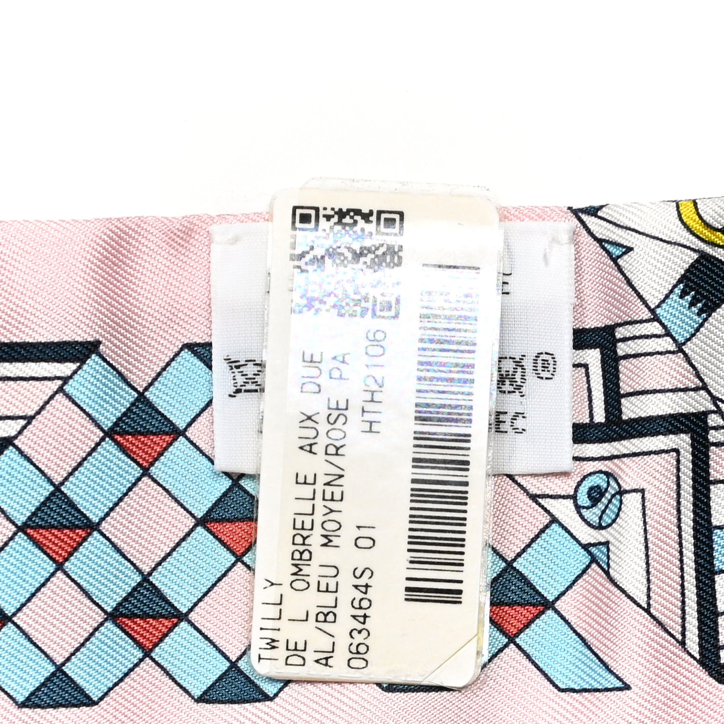 Silk De l'Ombrelle Aux Duels Twilly Bleu Moyen Rose Pale