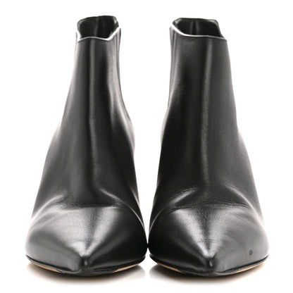 Jimmy Choo Smooth Calfskin Marinda 65 Ankle Booties 36.5 Black 3 of 8