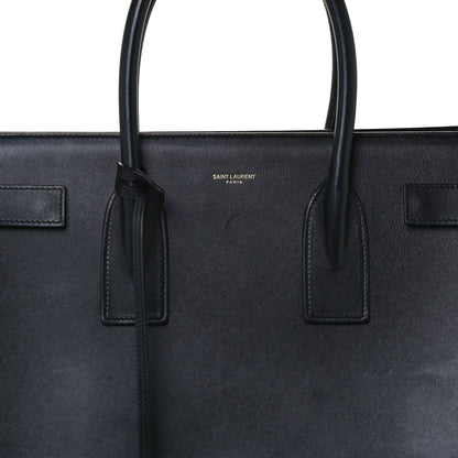 Saint Laurent Calfskin Large Sac De Jour Carryall Black 10 of 12
