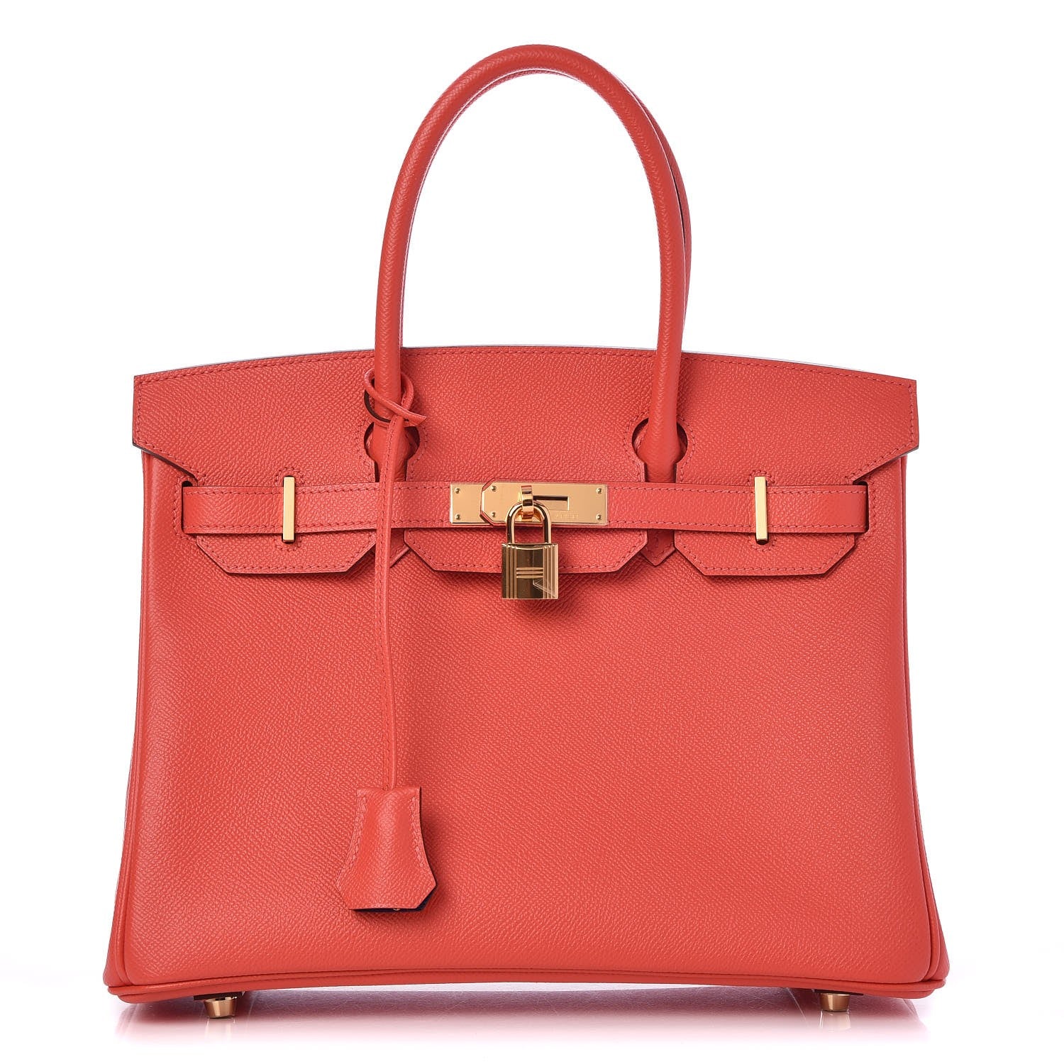 Hermes Epsom Horseshoe Birkin 30 Rose Jaipur Bleu Electrique 1 of 33