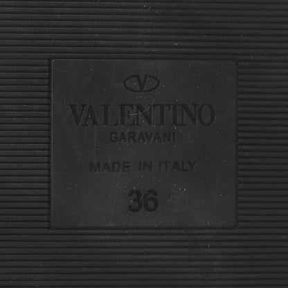 Valentino Garavani Mink Fur Rockstud Slide Sandals 36 Black 6 of 7