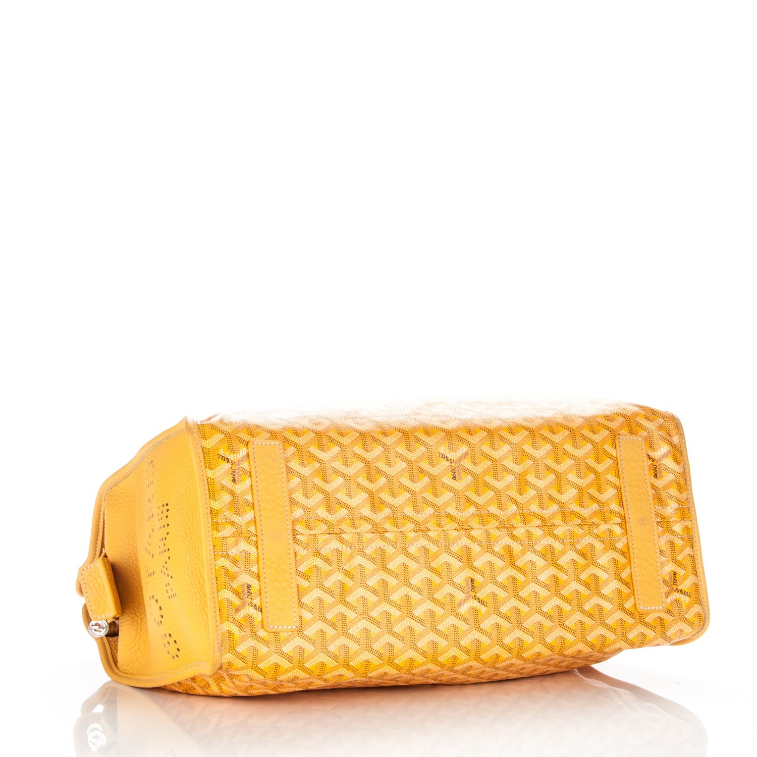 Goyard Goyardine Sac Hardy Pet Carrier PM Yellow 4 of 6