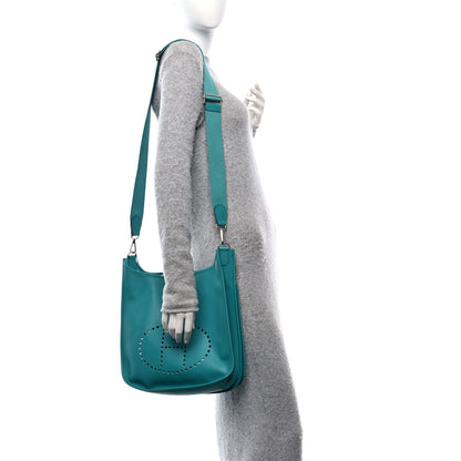 Hermes Epsom Evelyne III GM Bleu Paon 2 of 10
