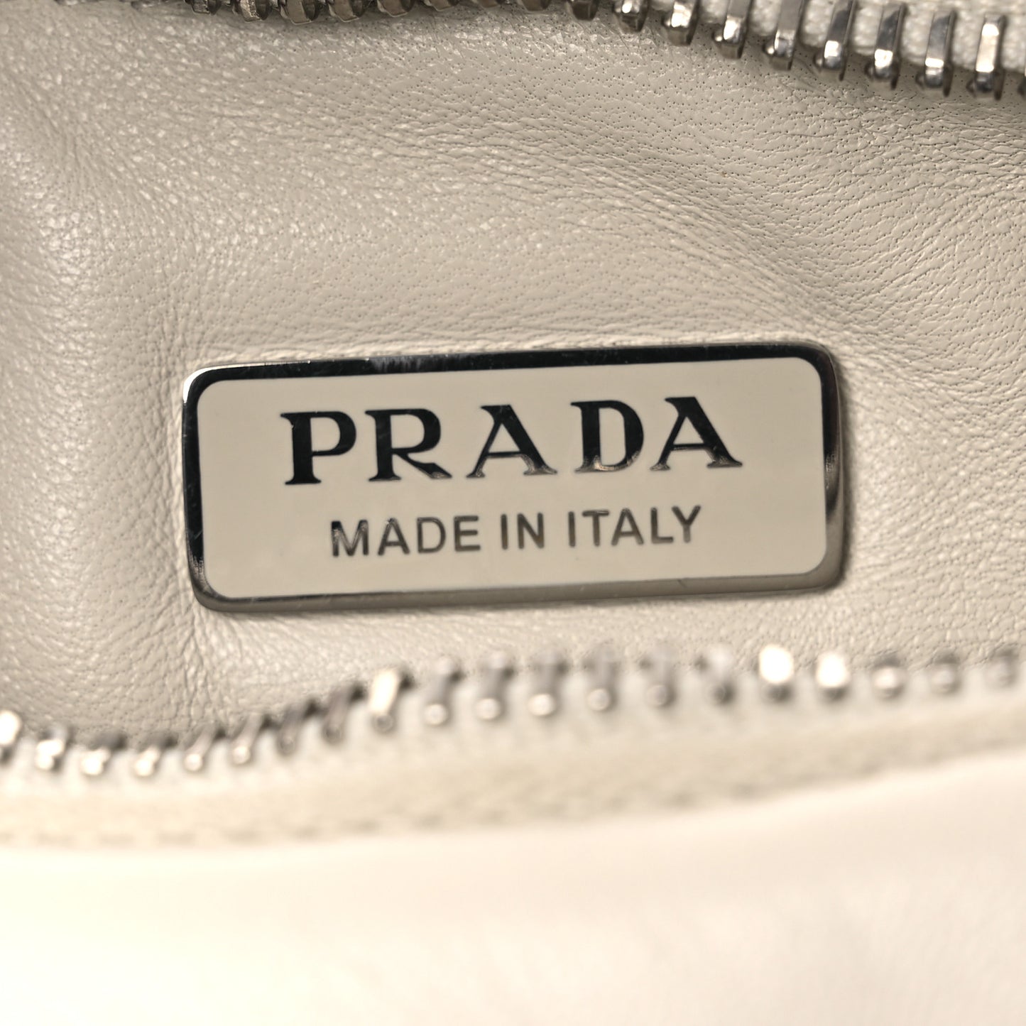 Nappa Soft Padded Mini Bag White