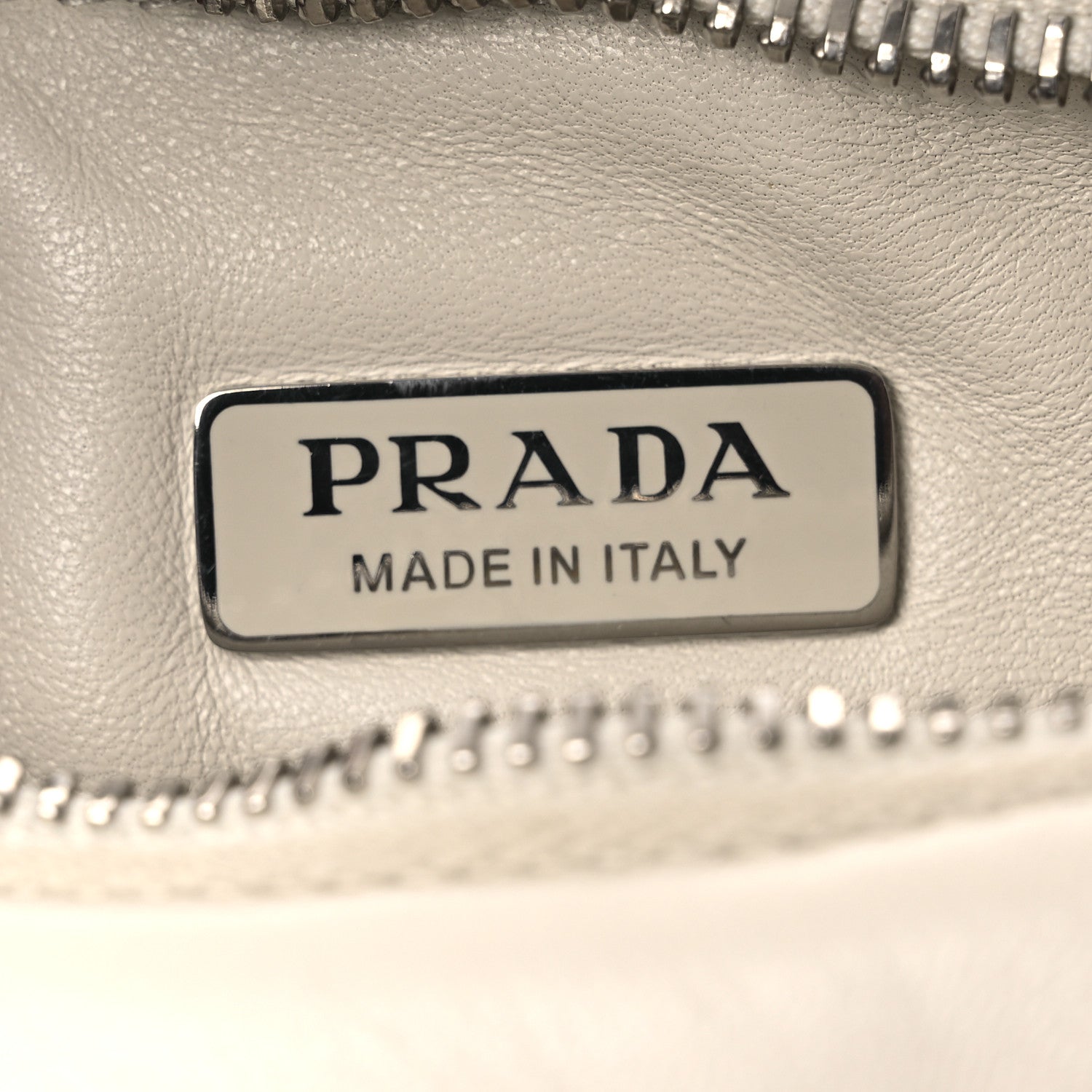 Prada Nappa Soft Padded Mini Bag White 5 of 10